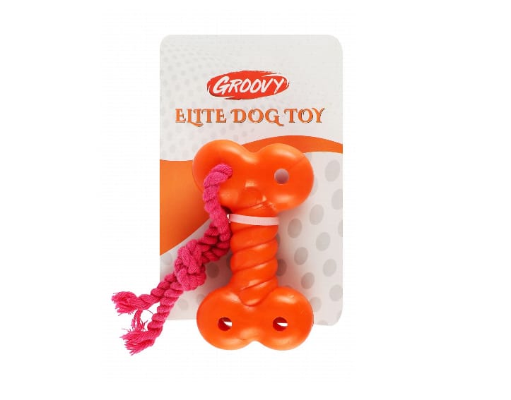 Groovy Elite Bone Shaped Dog Toy