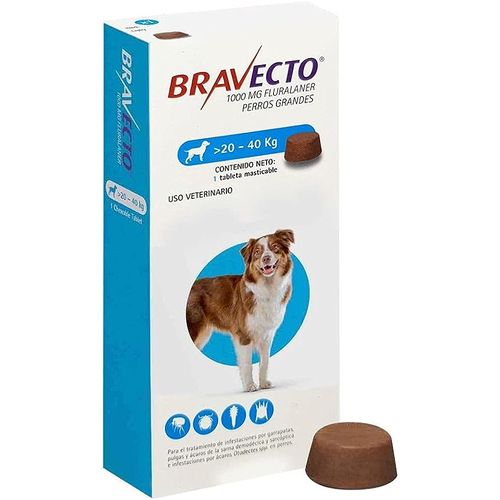 Bravecto Anti Flea&Tick 1 Chew Tablet 20-40kg
