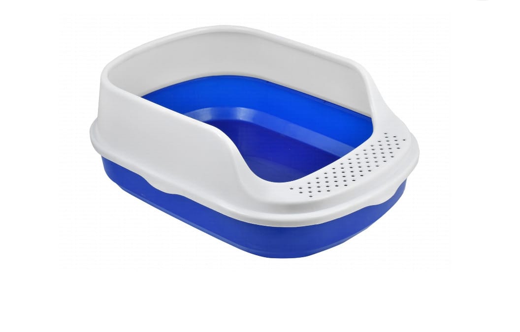 Cat Litter Tray High Edge Blue - Tailix