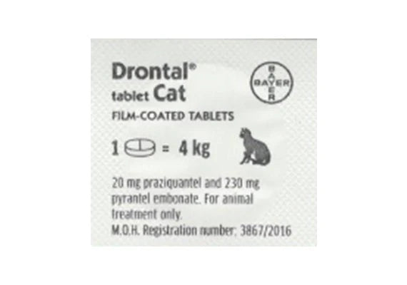 Drontal Cat Deworming 1 Tablet