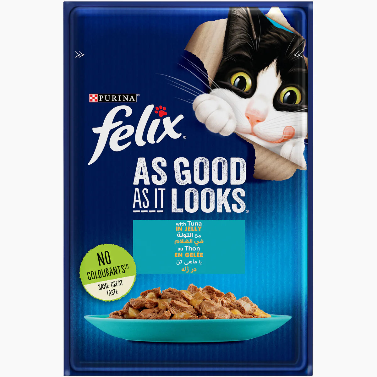 Felix Cat Wet Food Tuna Pouch 85g - Tailix