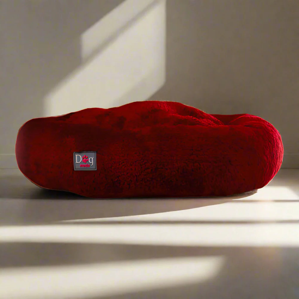 Moda Fur Bed Red - Tailix