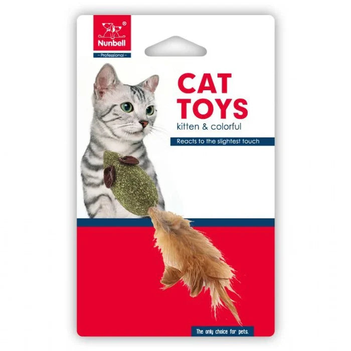 Nunbell Mouse Catnip Toy - Tailix