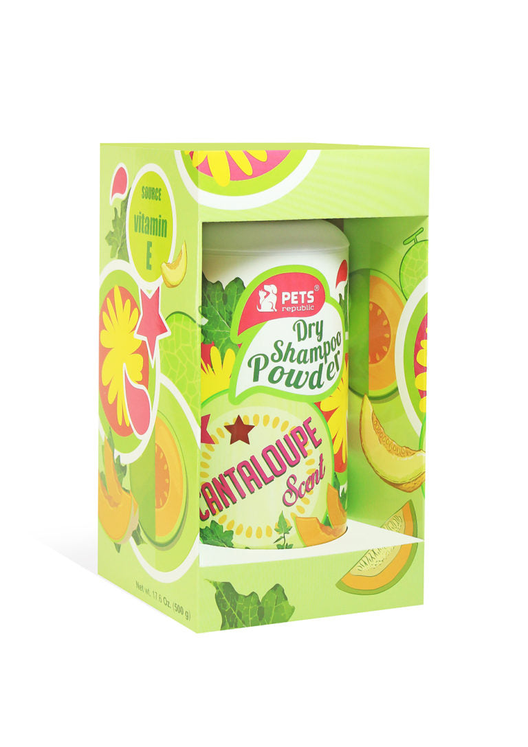 Pets Republic Dry Powder Shampoo Cantaloupe 500g - Tailix