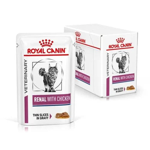 Royal Canin Renal Cat Wet Food Chicken Gravy Pouch 85g