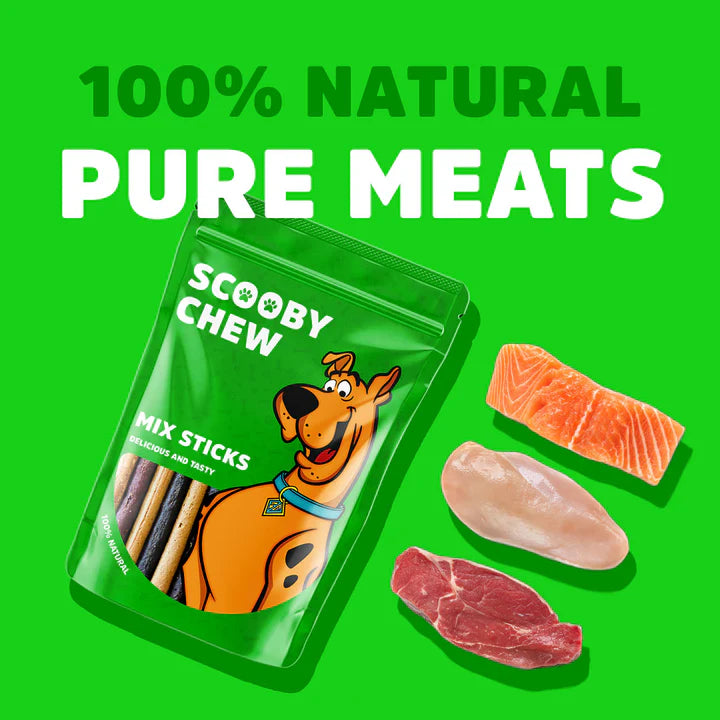 Scooby Chew Mix Sticks 120g - Tailix