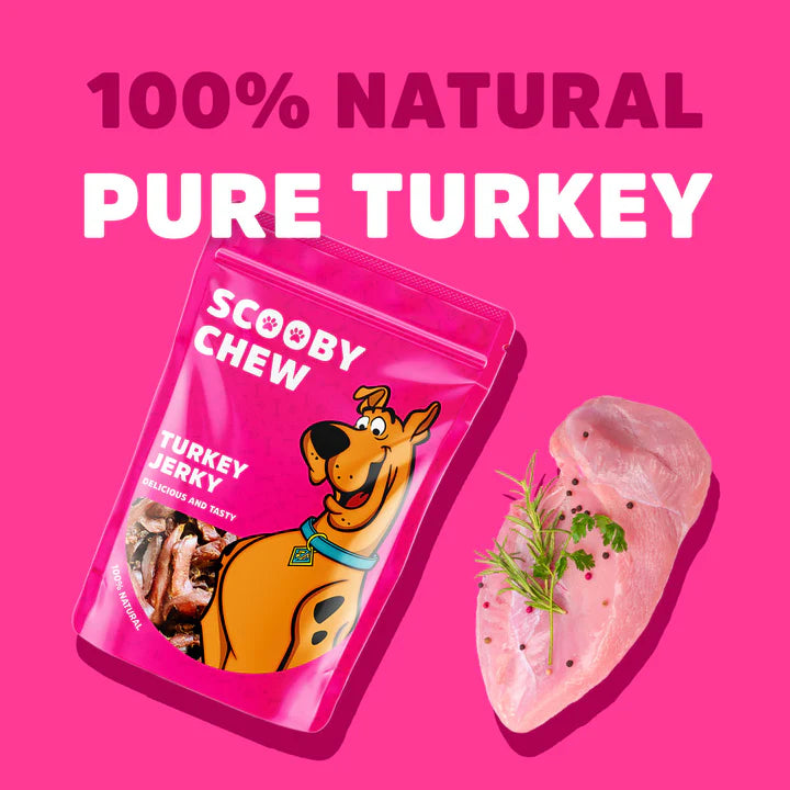 Scooby Chew Turkey Jerky 120g - Tailix