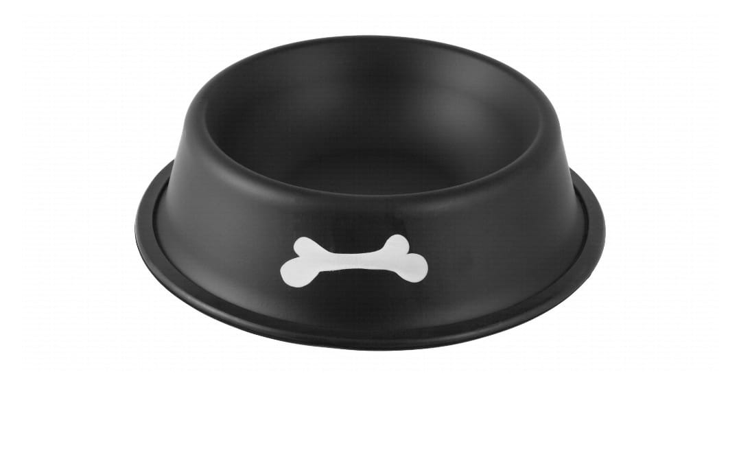 Stainless Bowl With Black Small - Tailix