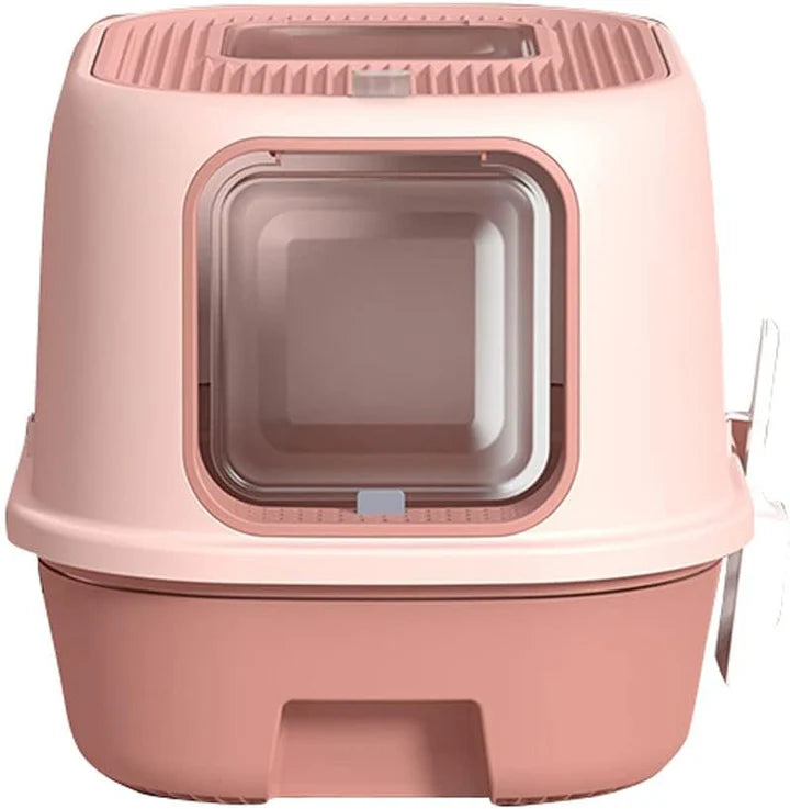 Naomi Double Door Cat Litter Box With Scoop