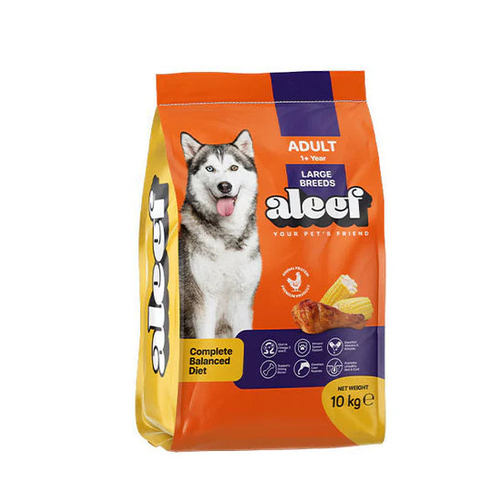 Aleef Large Breed Dog Dry Food 10kg - Tailix