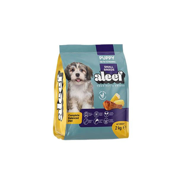 Aleef Small Breed Puppy Dry Food 2kg - Tailix