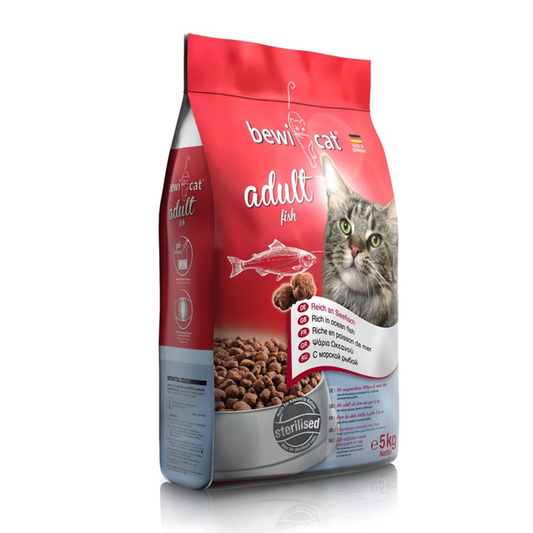 Bewi Sterilised Cat Dry Food Fish - Tailix