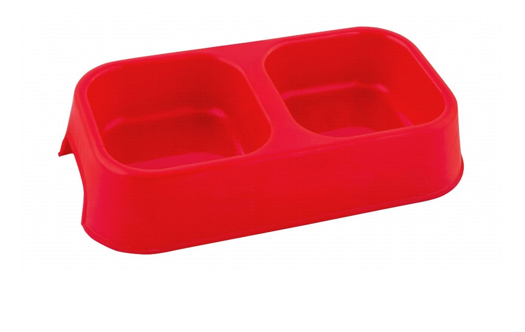 Blastic Dual Bowl Red Medium - Tailix