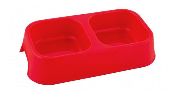 Blastic Dual Bowl Red Medium - Tailix