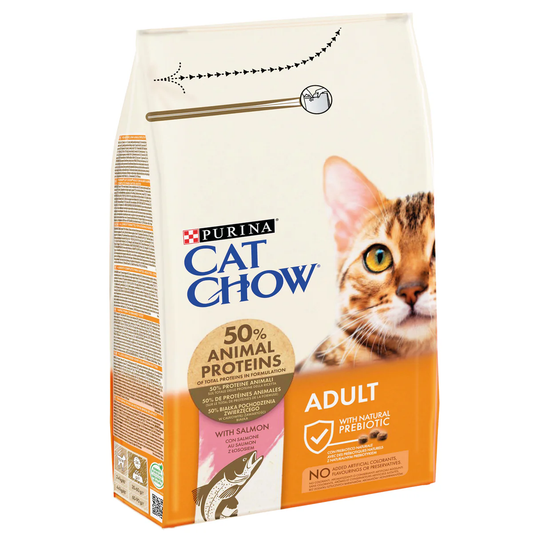 Cat Chow Cat Dry Food Salmon 1.5kg - Tailix
