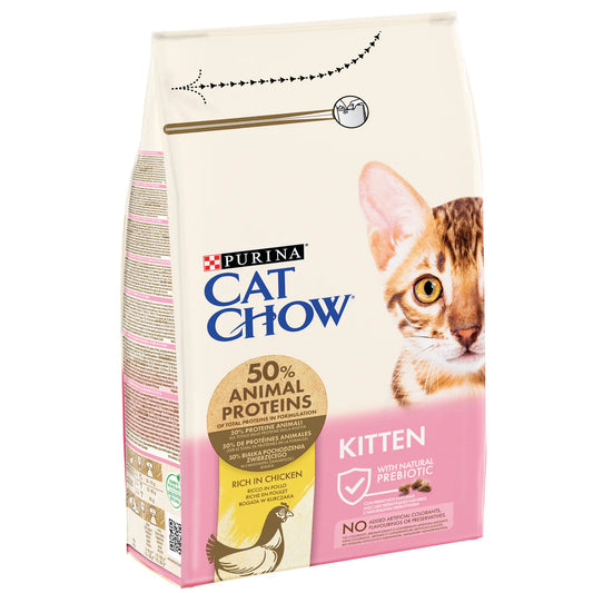 Cat Chow Kitten Dry Food 1.5kg - Tailix