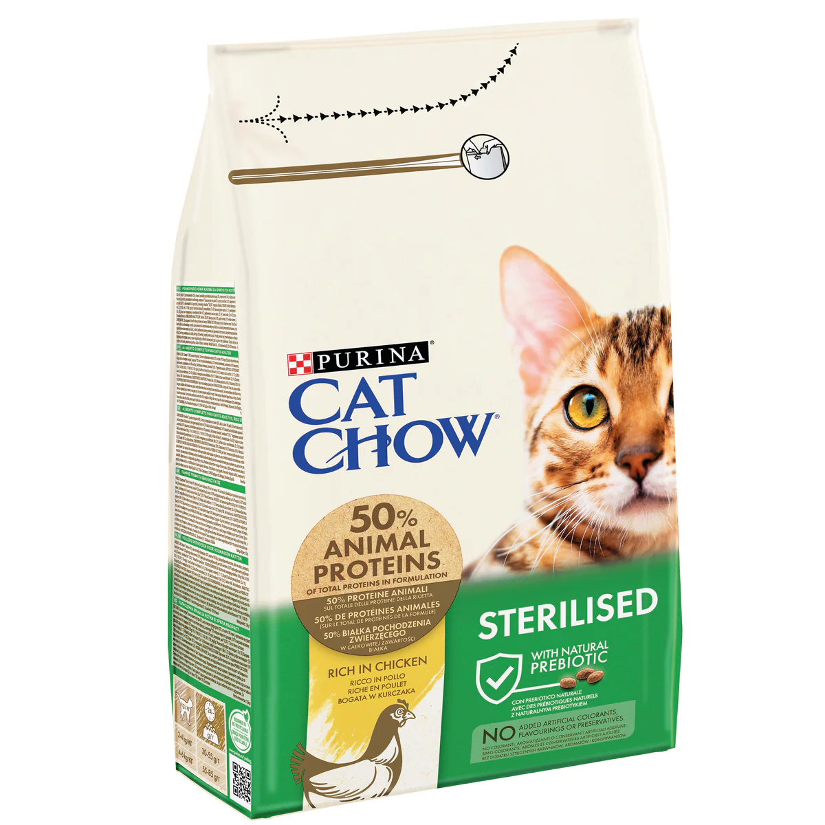 Cat Chow Sterilised Cat Dry Food 1.5kg - Tailix