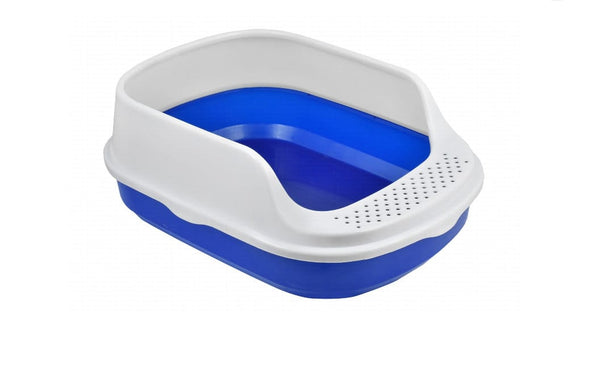 Cat Litter Tray High Edge Blue - Tailix