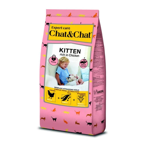 Chat&Chat Kitten Dry Food Chicken 900g - Tailix