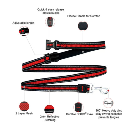 DOCO Athletica Easy Snap Air Leash Medium / Large