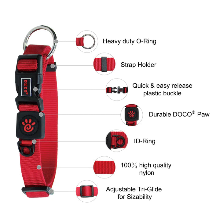 Doco O-Ring Nylon Collar - Tailix