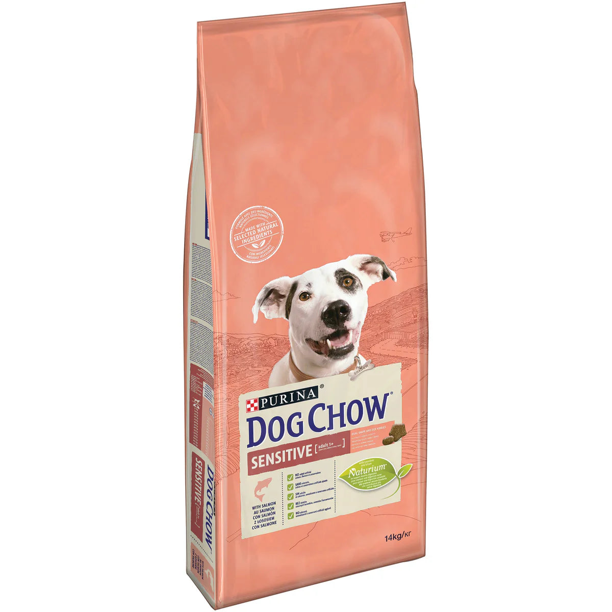 Dog Chow Sensitive Salmon Dog Dry Food 14kg - Tailix