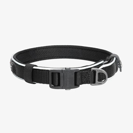 Dogness Reflective Collar Black X-Large (2.5x56-75cm) - Tailix
