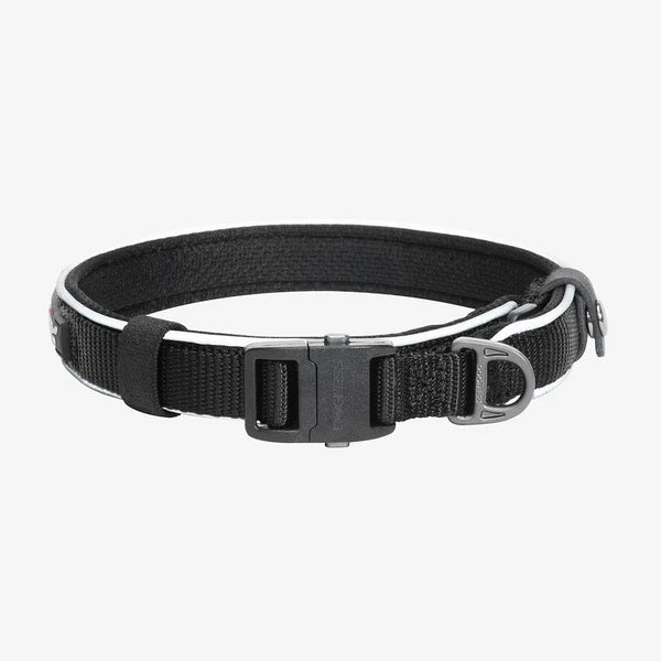 Dogness Reflective Collar Black X-Large (2.5x56-75cm) - Tailix