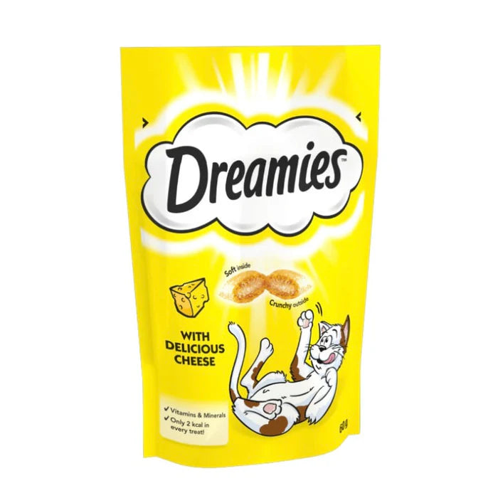Dreamies Cat Treats Cheese 60g - Tailix