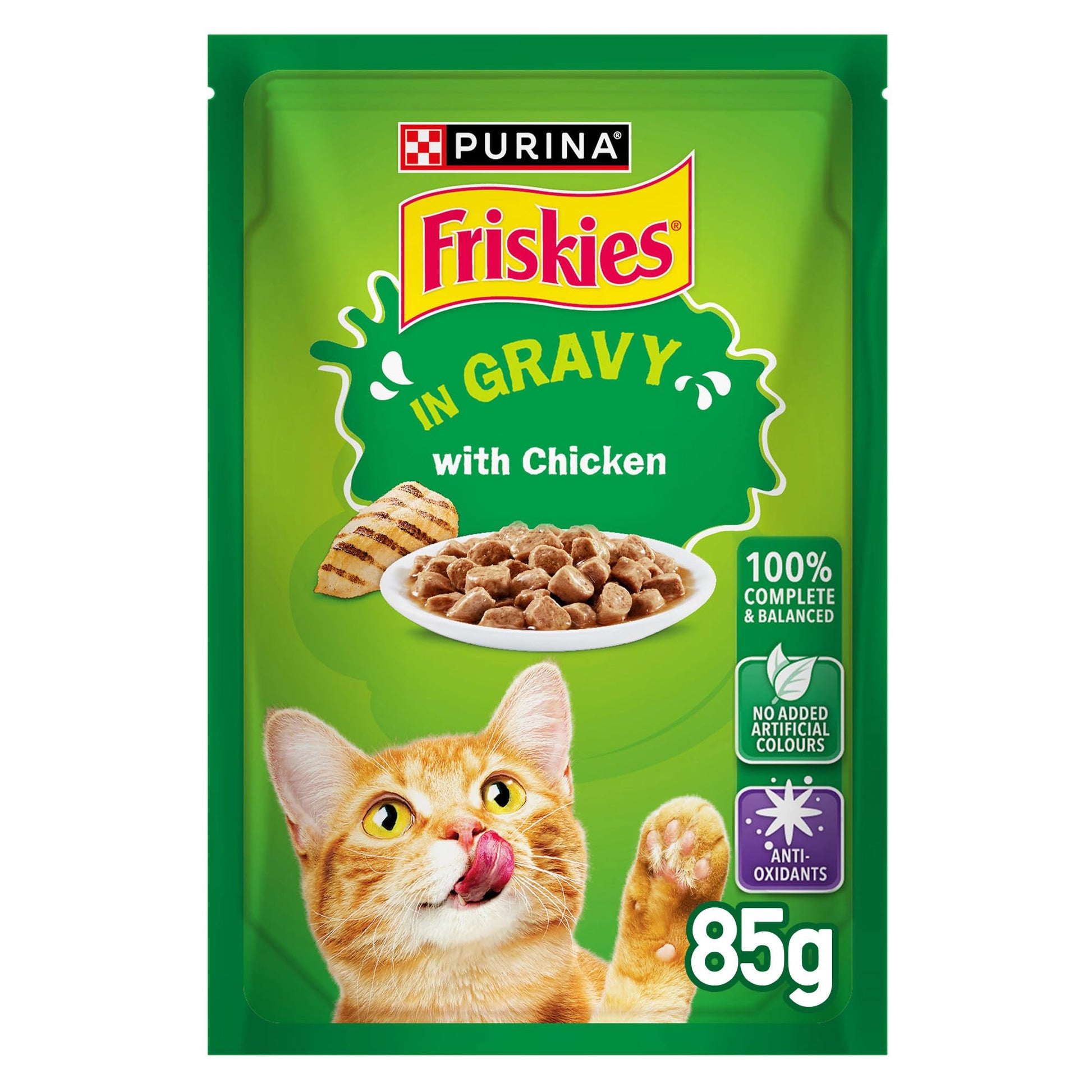 Friskies Cat Wet Food Chicken Pouch 85g - Tailix