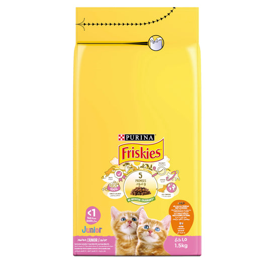 Friskies Kitten Dry Food 1.5kg - Tailix
