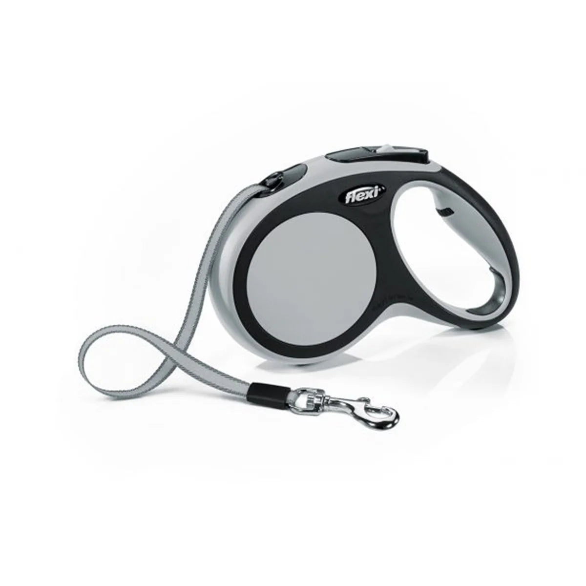 Flexi Comfort Retractable Dog Leash Gray Large Tape 5m
