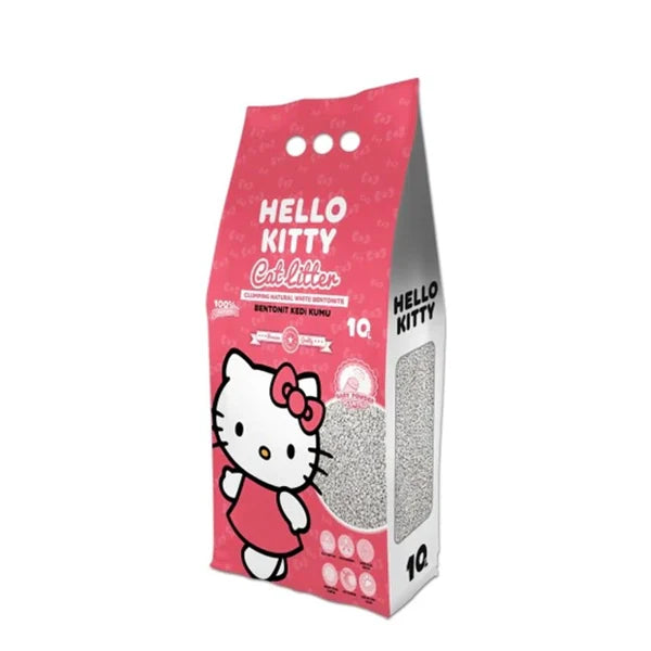 Hello Kitty Clumping Cat Litter Baby Powder 10L - Tailix