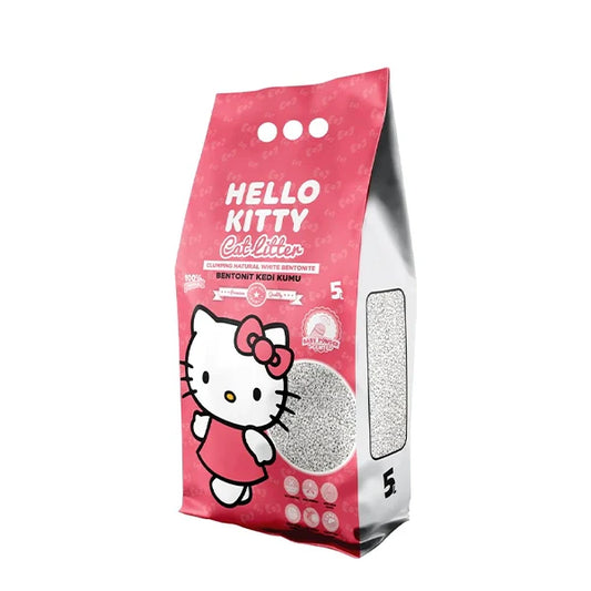 Hello Kitty Clumping Cat Litter Baby Powder 5L - Tailix