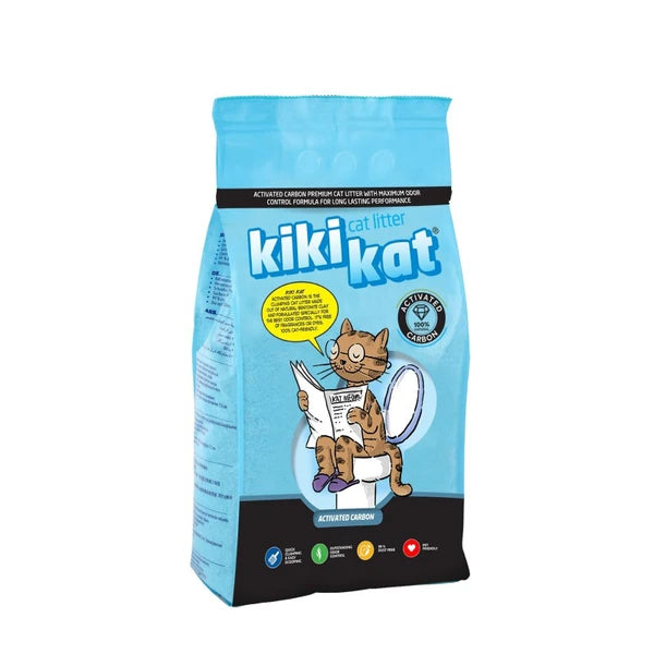 Kiki Kat Clumping Cat Litter Carbon 10L