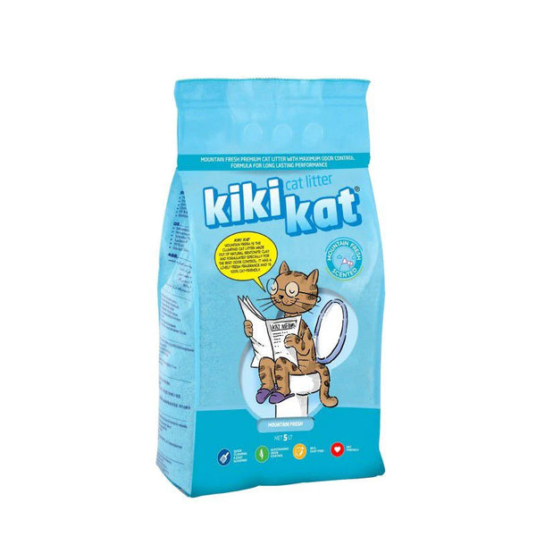 Kiki Kat Clumping Cat Litter Mountain Fresh 10L