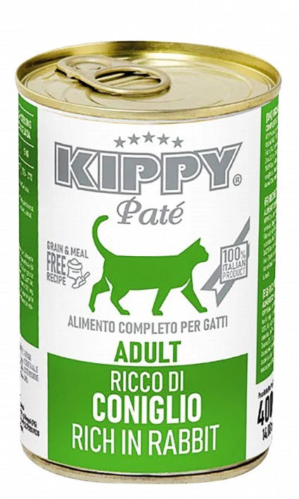 Kippy Cat Wet Food Rabbit Pate Can 400g - Tailix