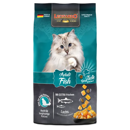 Leonardo Cat Dry Food Fish - Tailix
