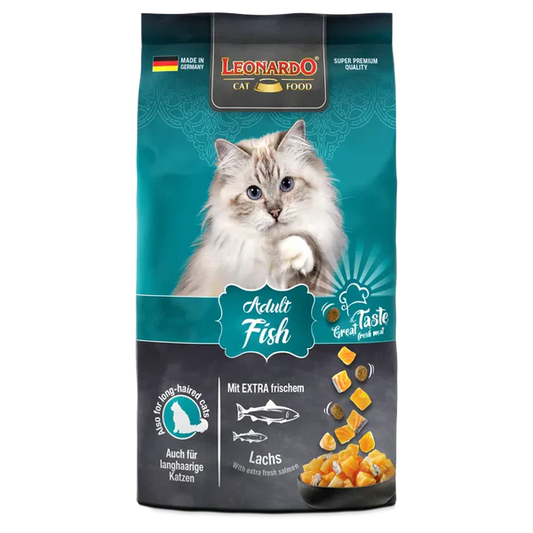 Leonardo Cat Dry Food Fish - Tailix