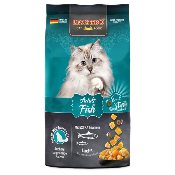 Leonardo Cat Dry Food Fish - Tailix