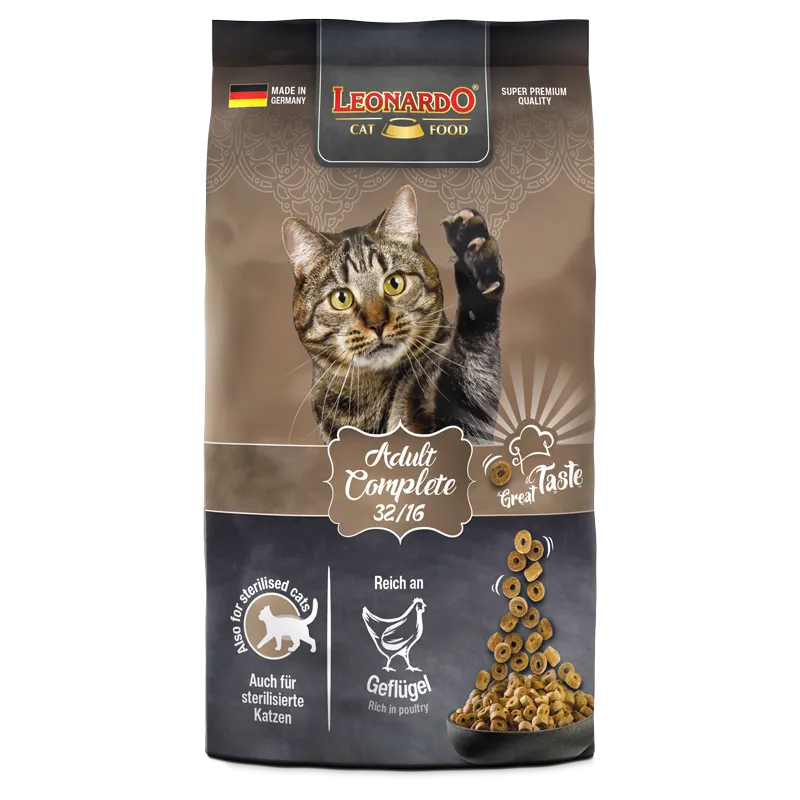 Leonardo Complete Cat Dry Food - Tailix