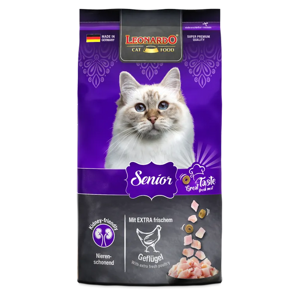 Leonardo Senior Cat Dry Food 1.8kg - Tailix