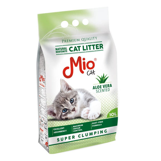Mio Cat Clumping Cat Litter Aloe Vera 10L