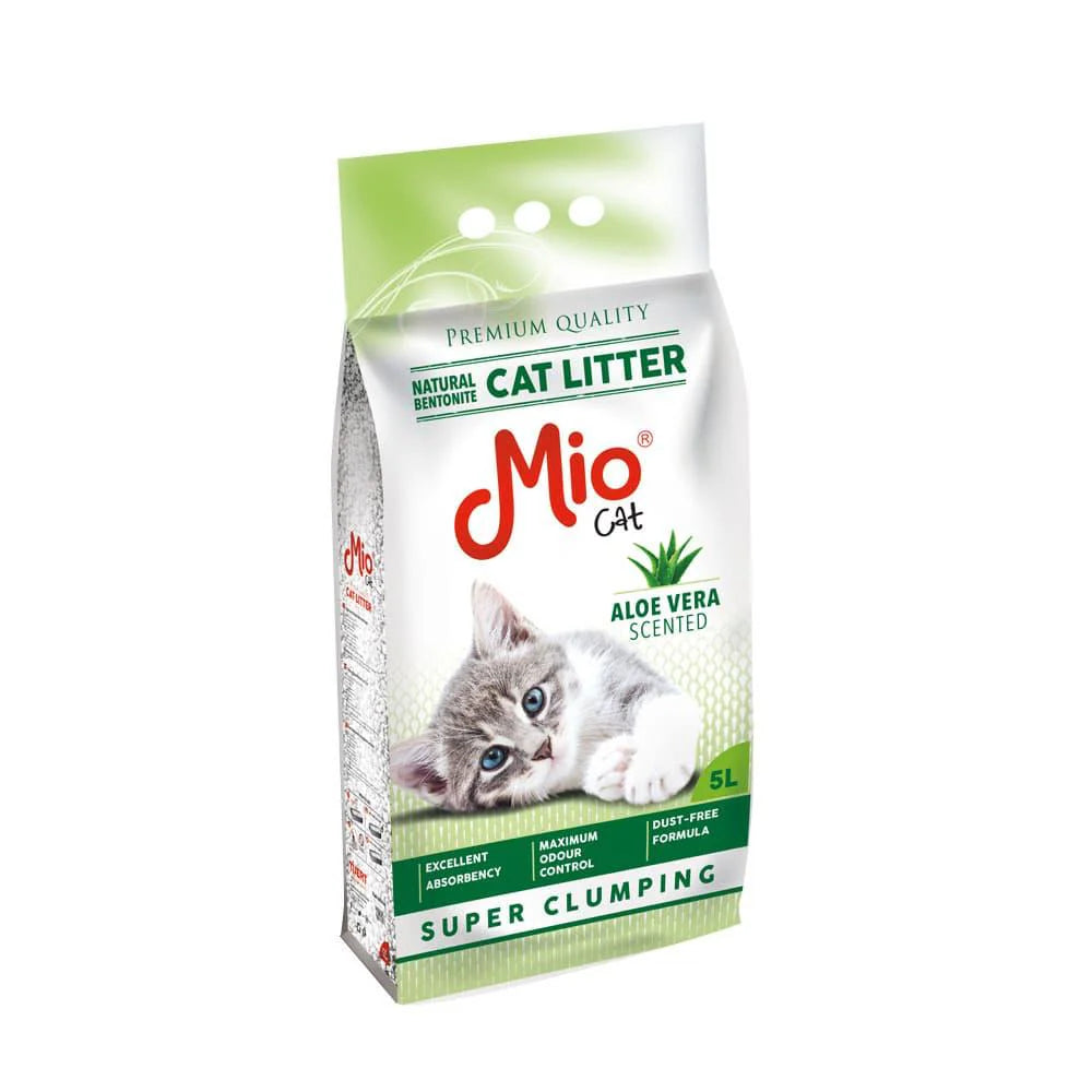 Mio Cat Clumping Cat Litter Aloe Vera 5L