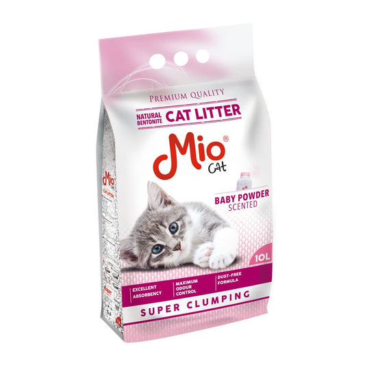 Mio Cat Clumping Cat Litter Baby Powder 10L
