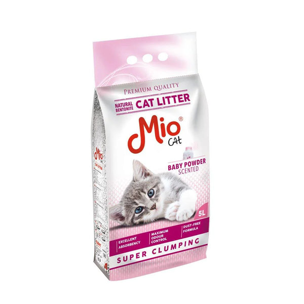 Mio Cat Clumping Cat Litter Baby Powder 5L