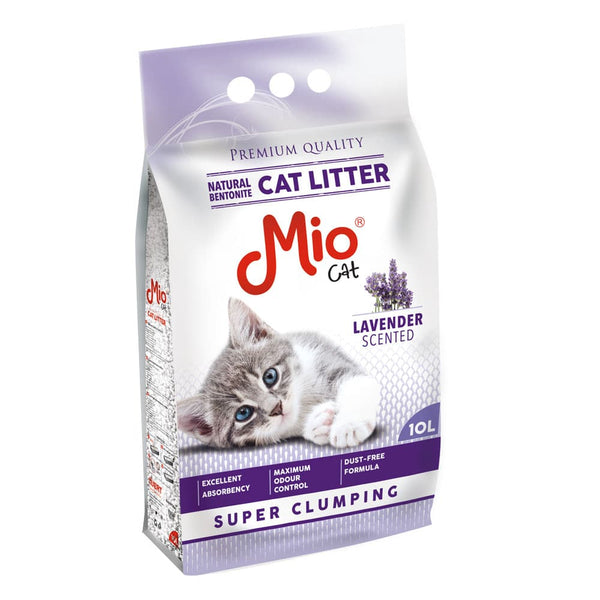 Mio Cat Clumping Cat Litter Lavander 10L