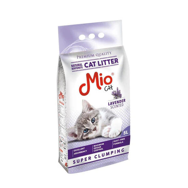 Mio Cat Clumping Cat Litter Lavander 5L