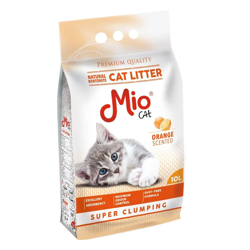Mio Cat Clumping Cat Litter Orange 10L