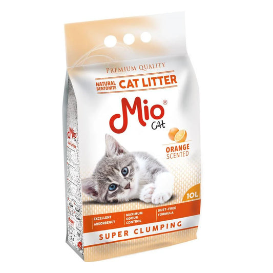 Mio Cat Clumping Cat Litter Orange 10L